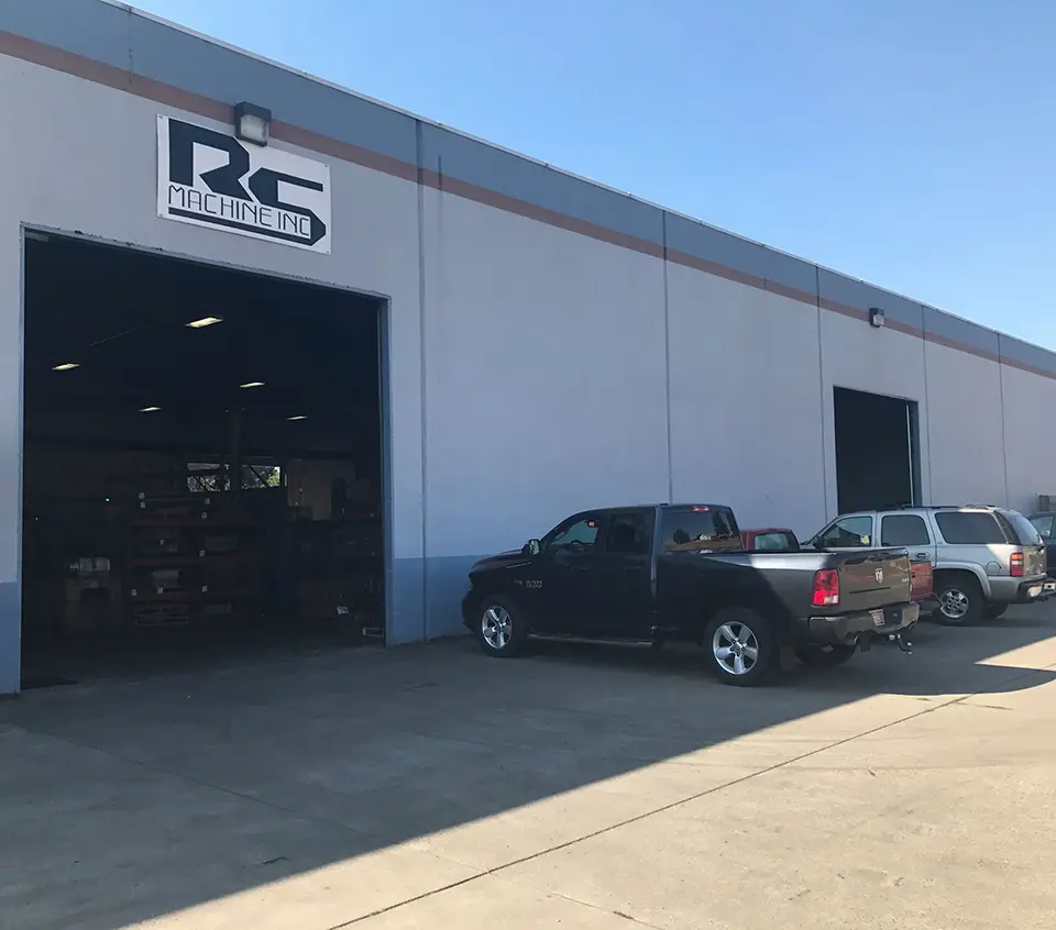 Front of RS Machine Shop building location