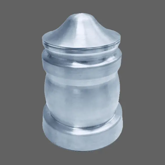 Custom made aluminum urn